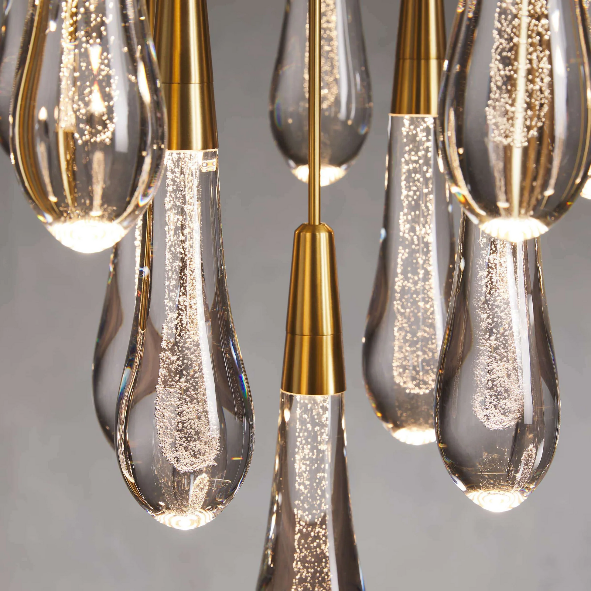 Soltaire Crystal Round Chandelier 17" 24" 36" 40'' 48'' 58"D - King Lamps