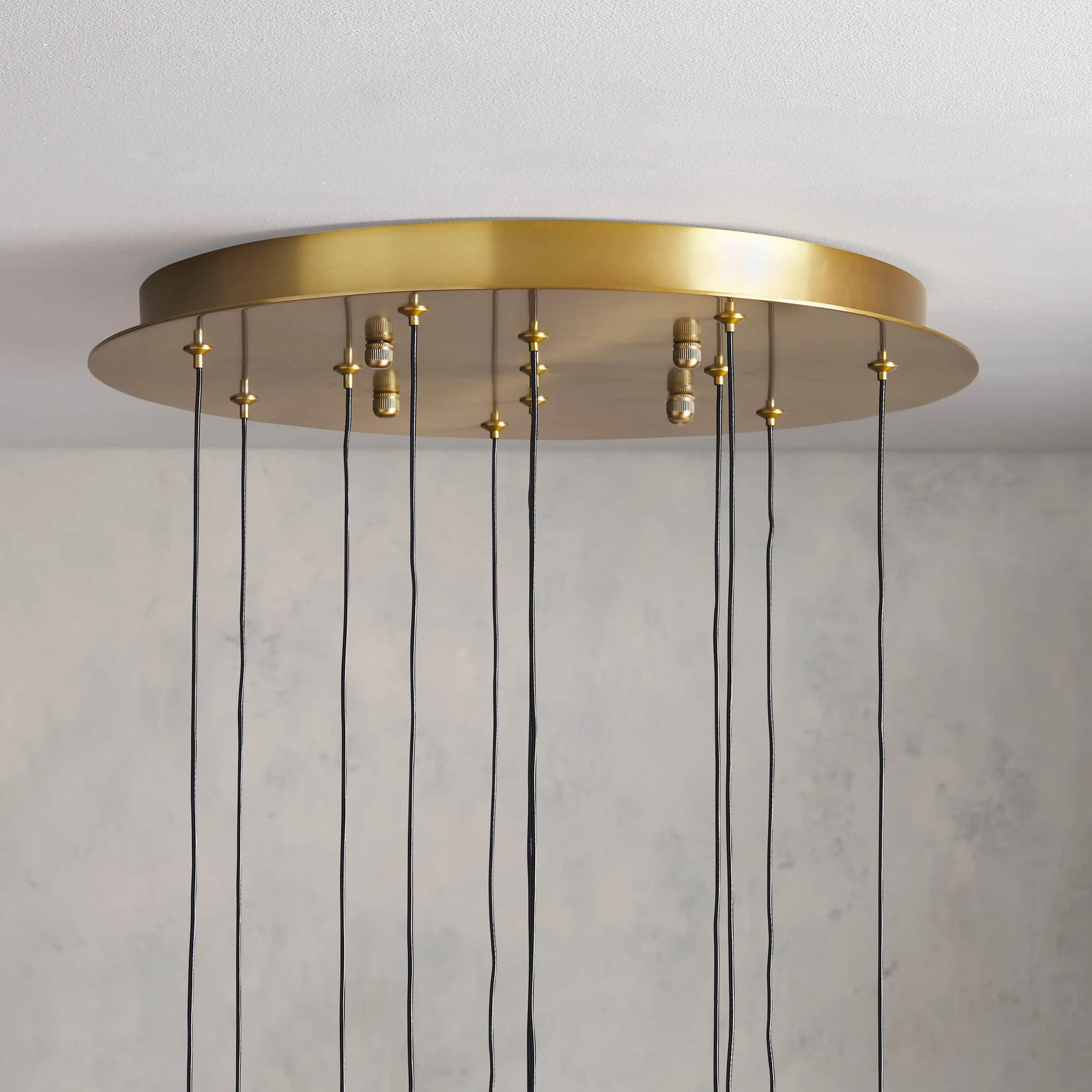 Soltaire Crystal Round Chandelier 17" 24" 36" 40'' 48'' 58"D - King Lamps