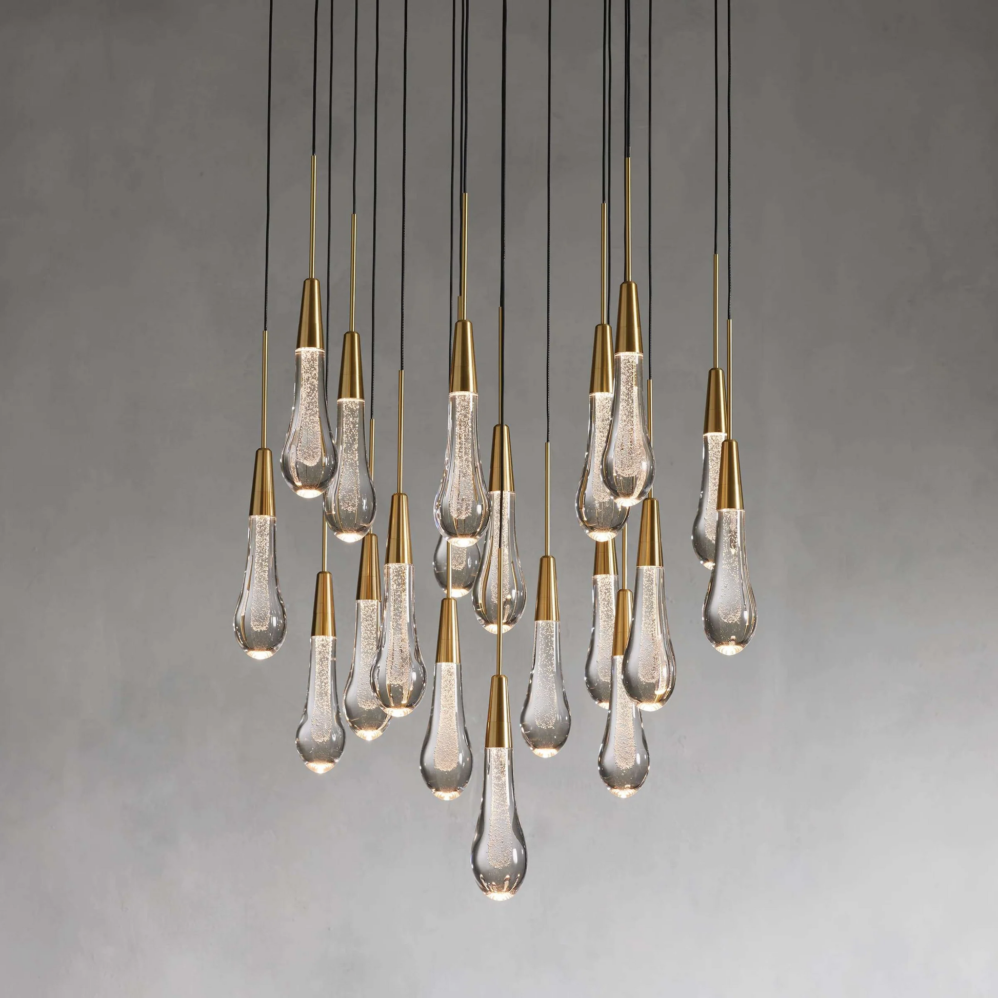 Soltaire Crystal Round Chandelier 17" 24" 36" 40'' 48'' 58"D - King Lamps