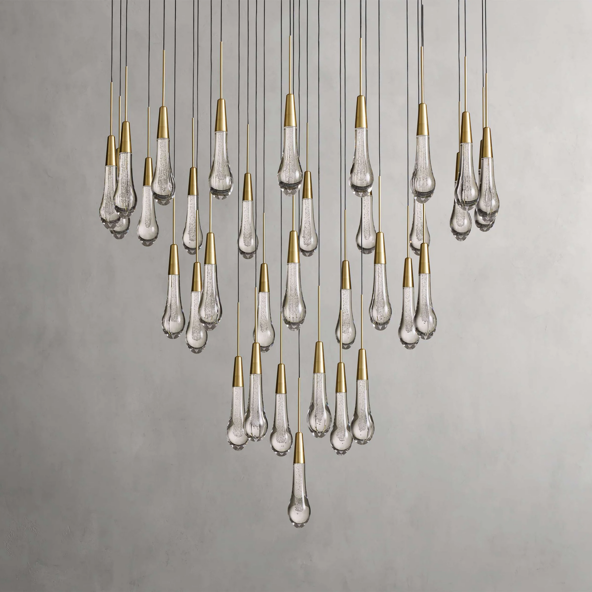 Soltaire Crystal Round Chandelier 17" 24" 36" 40'' 48'' 58"D - King Lamps