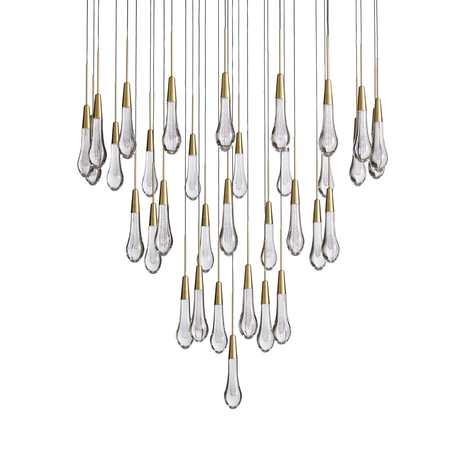 Soltaire Crystal Round Chandelier 17" 24" 36" 40'' 48'' 58"D - King Lamps