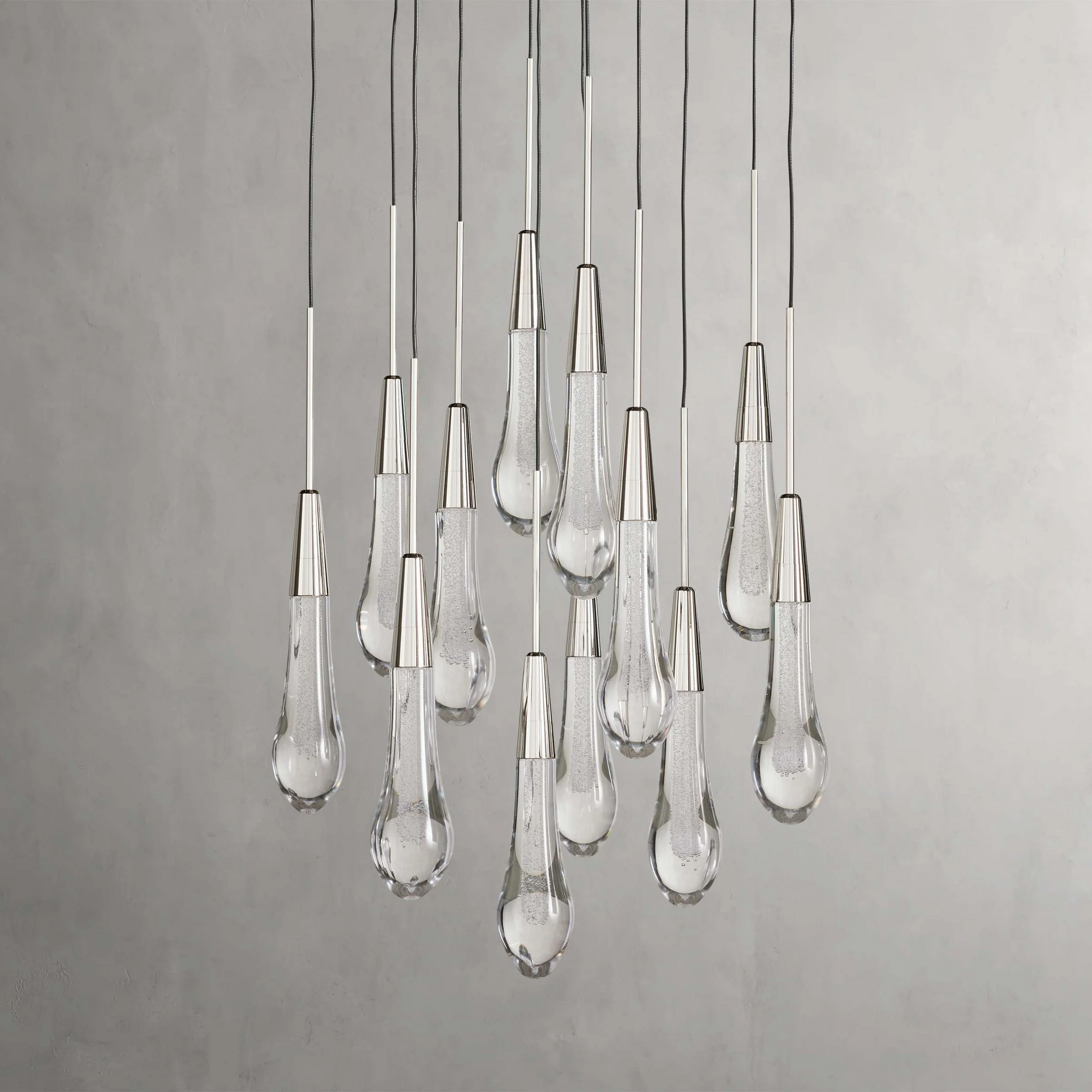 Soltaire Crystal Round Chandelier 17" 24" 36" 40'' 48'' 58"D - King Lamps