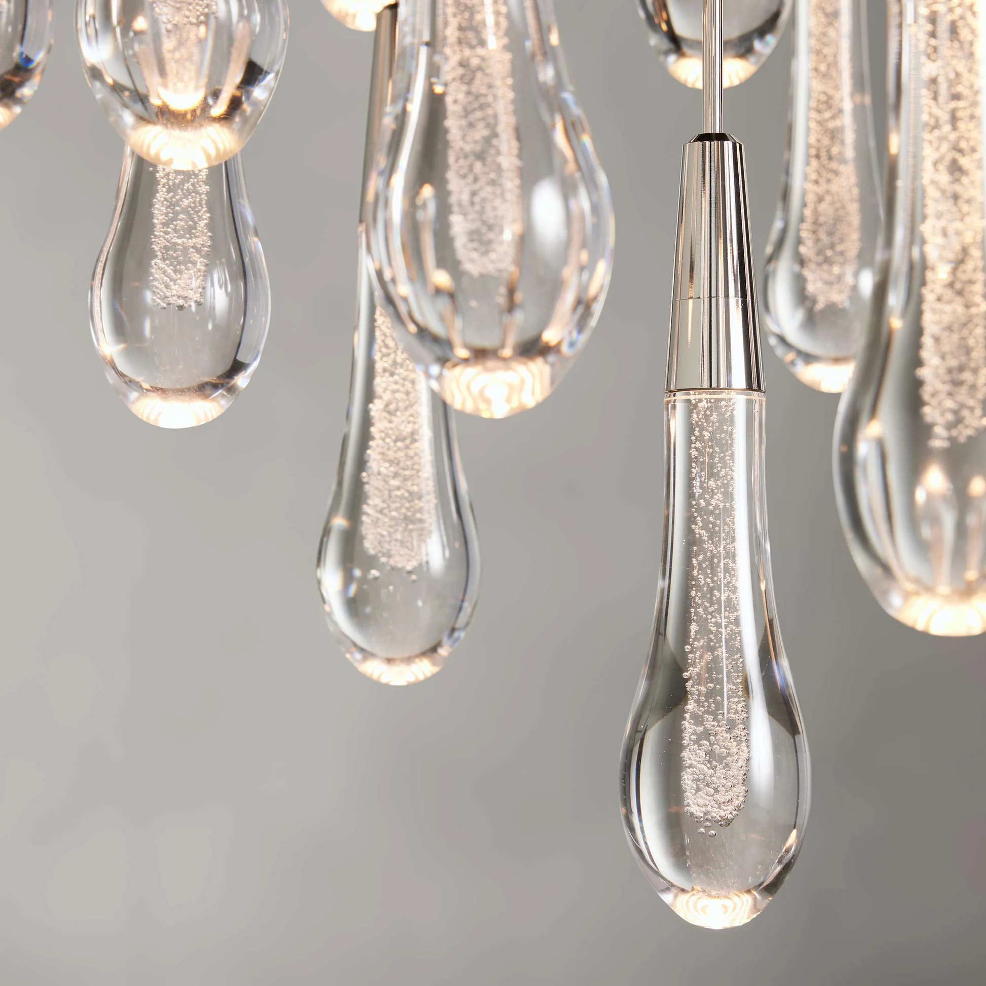 Soltaire Crystal Round Chandelier 17" 24" 36" 40'' 48'' 58"D - King Lamps