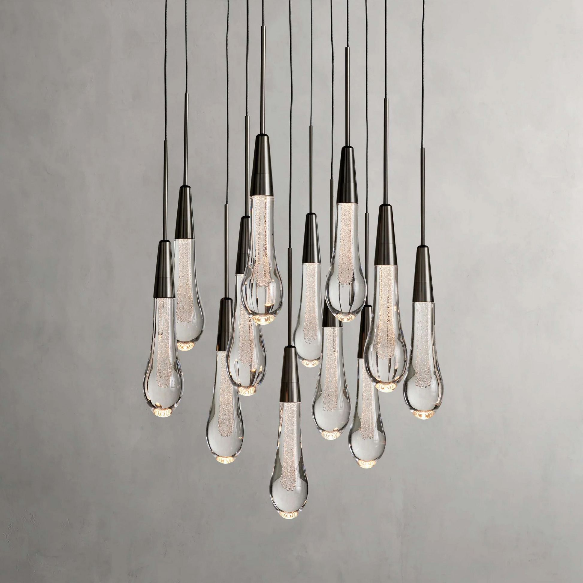 Soltaire Crystal Round Chandelier 17" 24" 36" 40'' 48'' 58"D - King Lamps