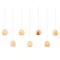 Maeva Round Alabaster Chandelier 13'' 21'' 36'' - King Lamps