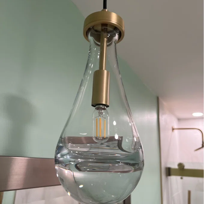 Rain Glass Pendant Cord - King Lamps