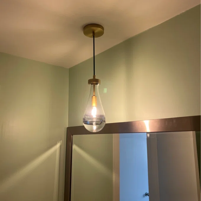 Rain Glass Pendant Rod - King Lamps