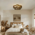 Ghiaccio Flushmount Chandelier - King Lamps
