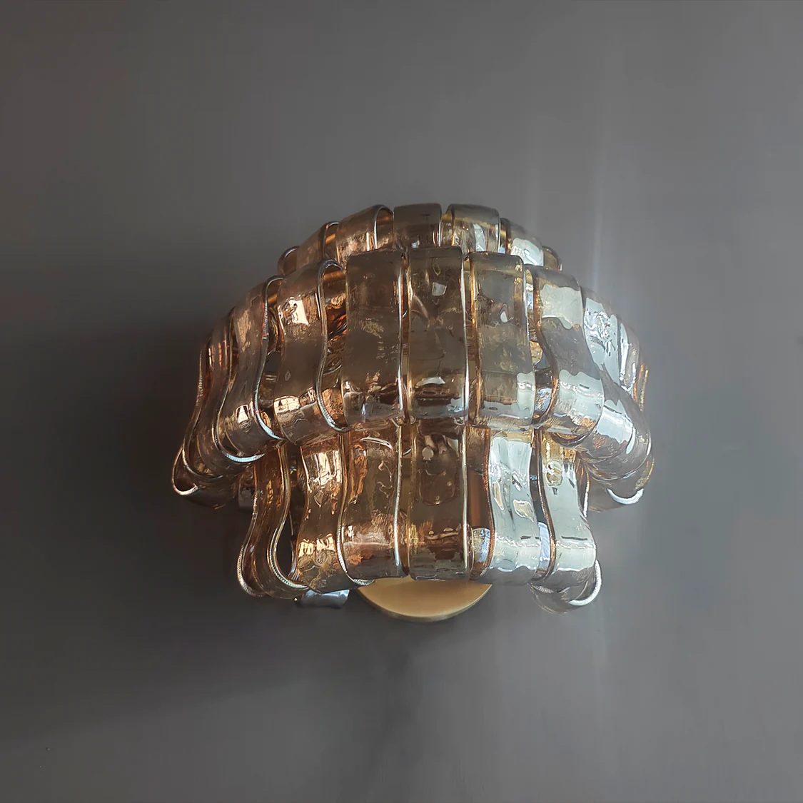 Ghiaccio Art Glass Wall Sconce - King Lamps