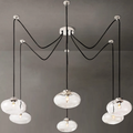 Cabrette Clear Glass Suspended Chandelier 84