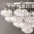 Cabrette Clear Glass Round Chandelier 48