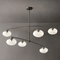 Cabrette Clear Glass Mobile Round Chandelier - King Lamps