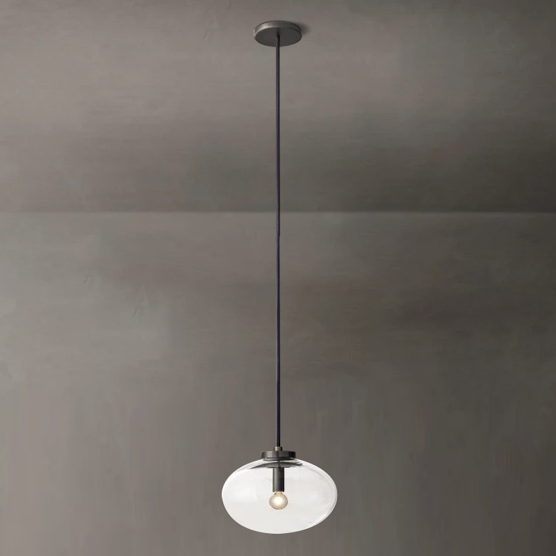 Cabrette Clear Glass Pendant - King Lamps