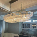 Ghiaccio Oval Chandelier 54
