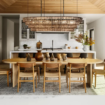 Ghiaccio Oval Chandelier 54" 65" - King Lamps