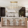 Ghiaccio Oval Chandelier 54