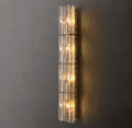 Lattice Clear Glass Grand Sconce - King Lamps