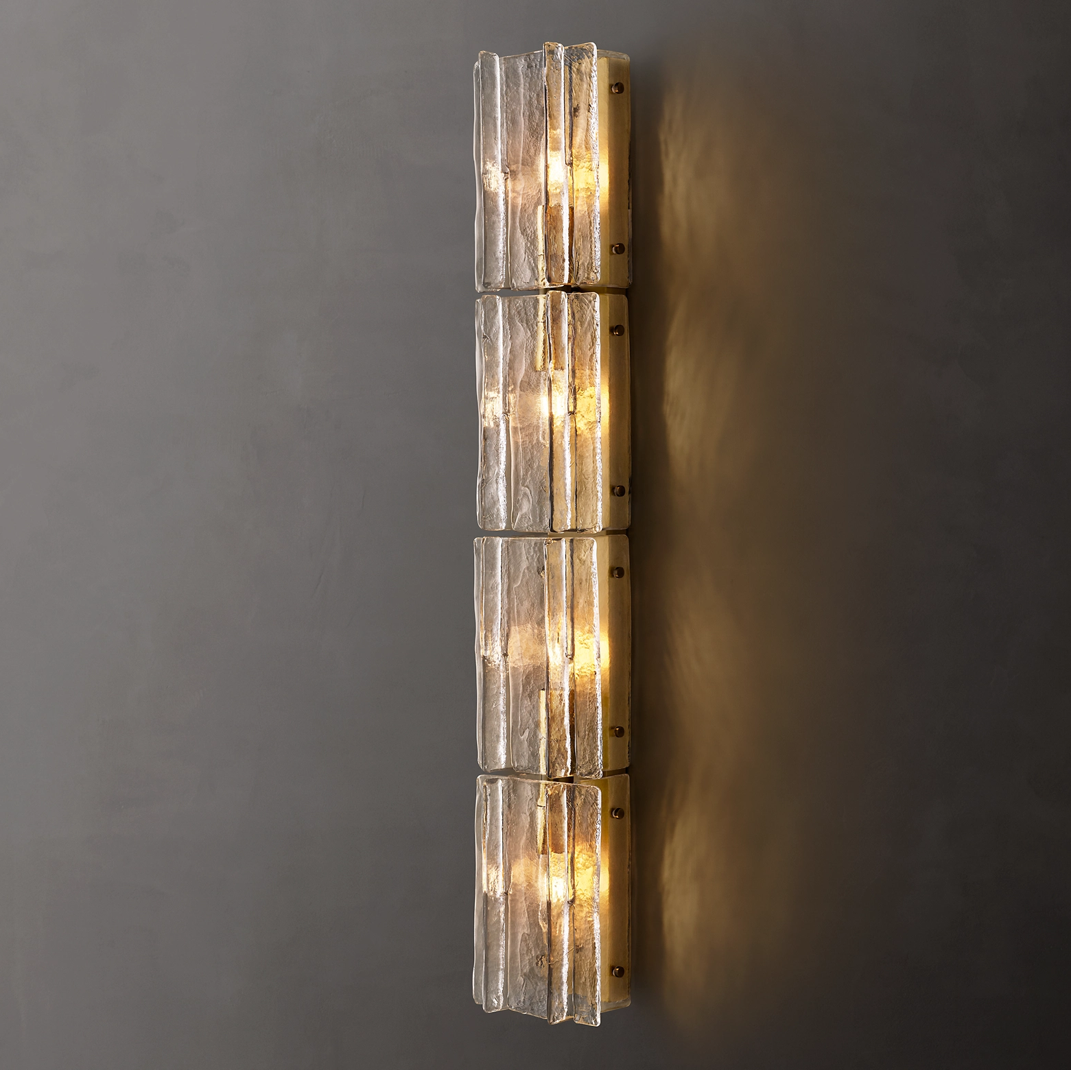Matrice Clear Glass Grand Sconce 49"H - King Lamps