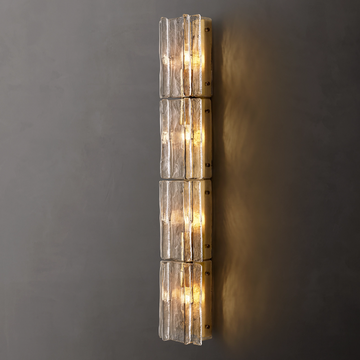 Matrice Clear Glass Grand Sconce 49"H - King Lamps