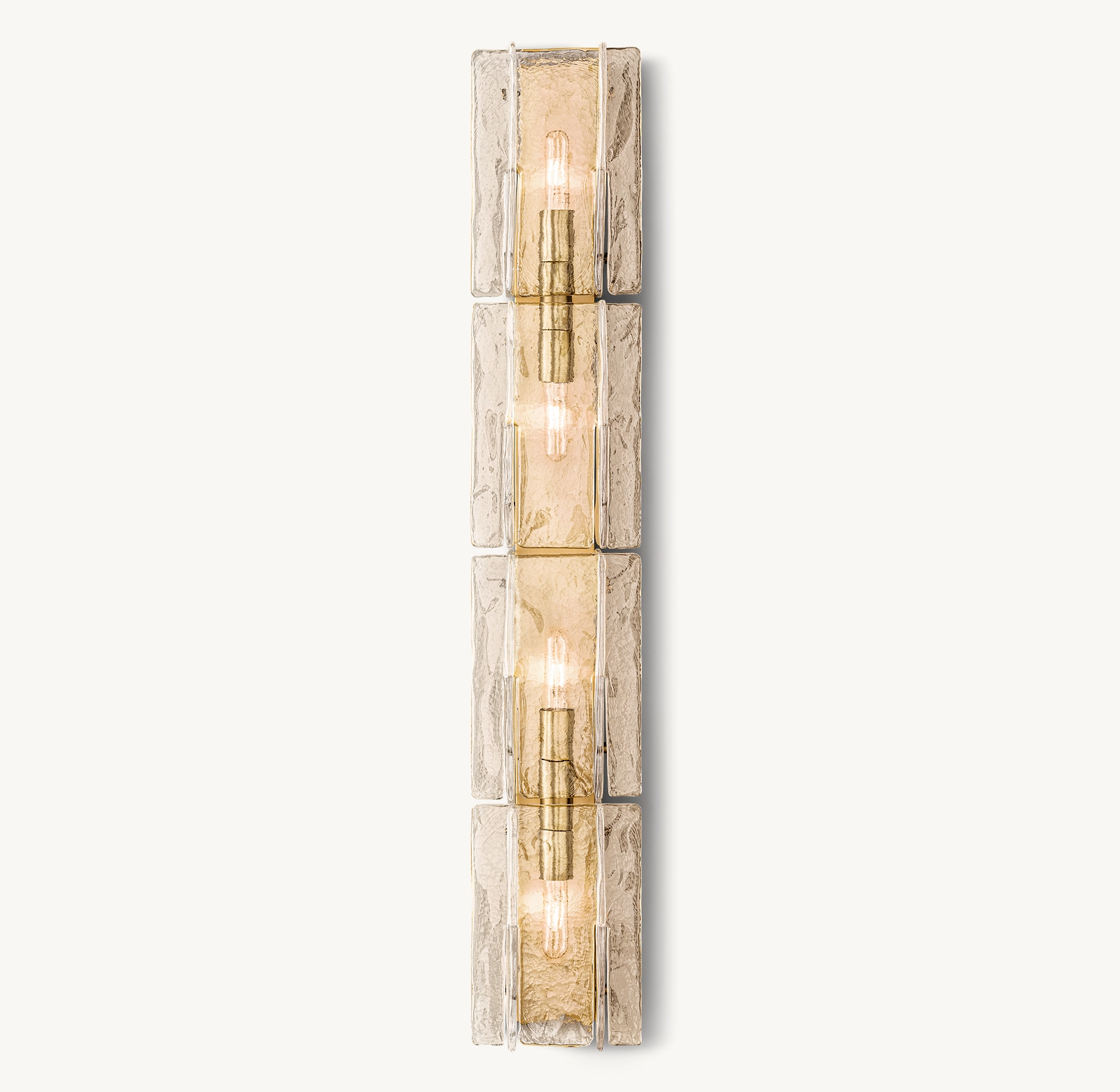 Lattice Clear Glass Grand Sconce - King Lamps
