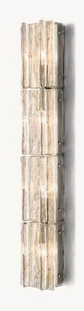 Lattice Clear Glass Grand Sconce - King Lamps
