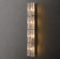 Lattice Clear Glass Grand Sconce - King Lamps