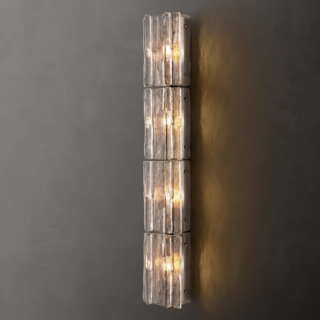 Matrice Clear Glass Grand Sconce 49"H - King Lamps