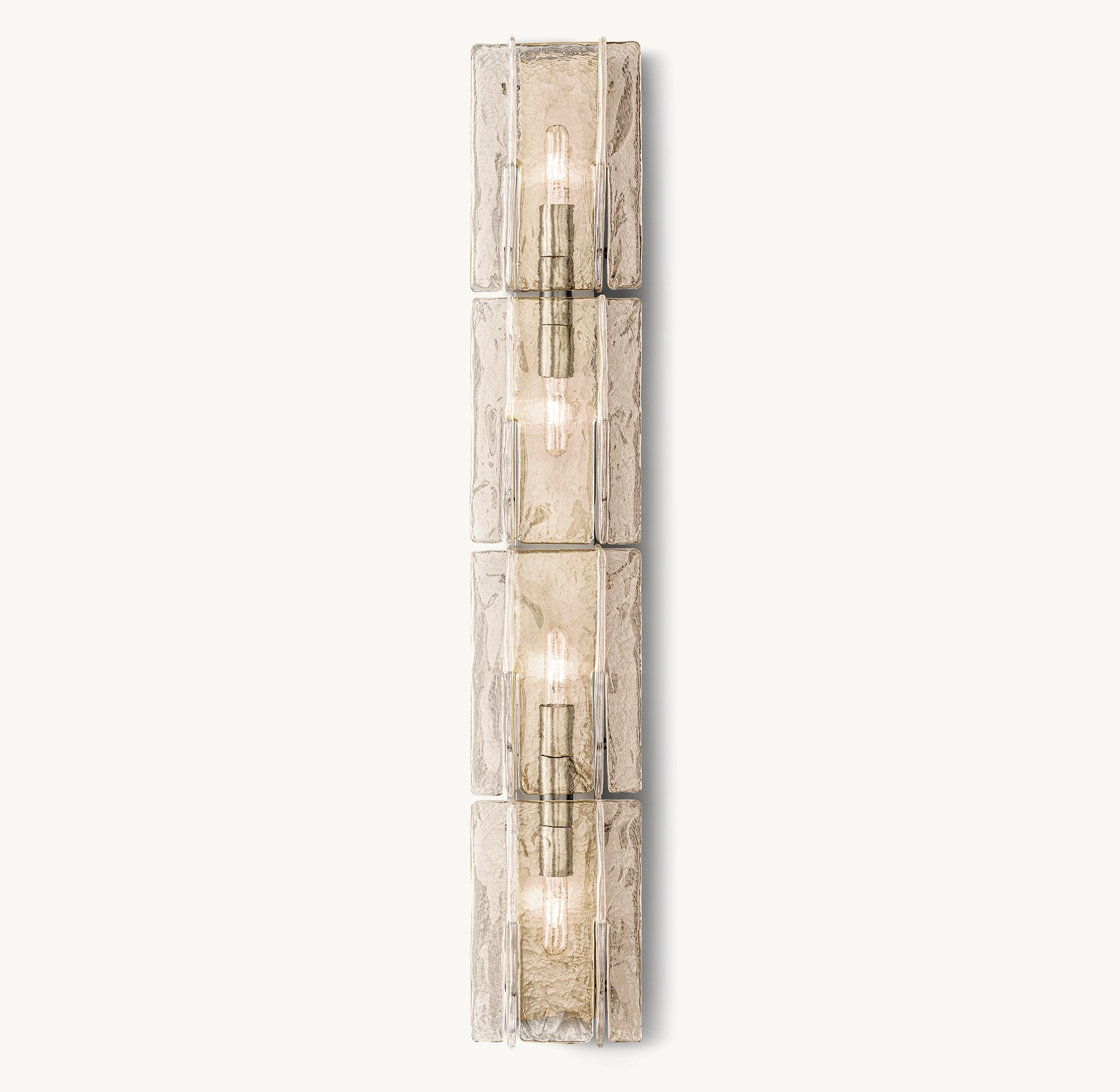 Lattice Clear Glass Grand Sconce - King Lamps