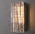 Lattice Clear Glass Sconce 15