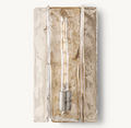 Lattice Clear Glass Sconce 15