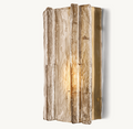 Lattice Smoke Glass Sconce 15