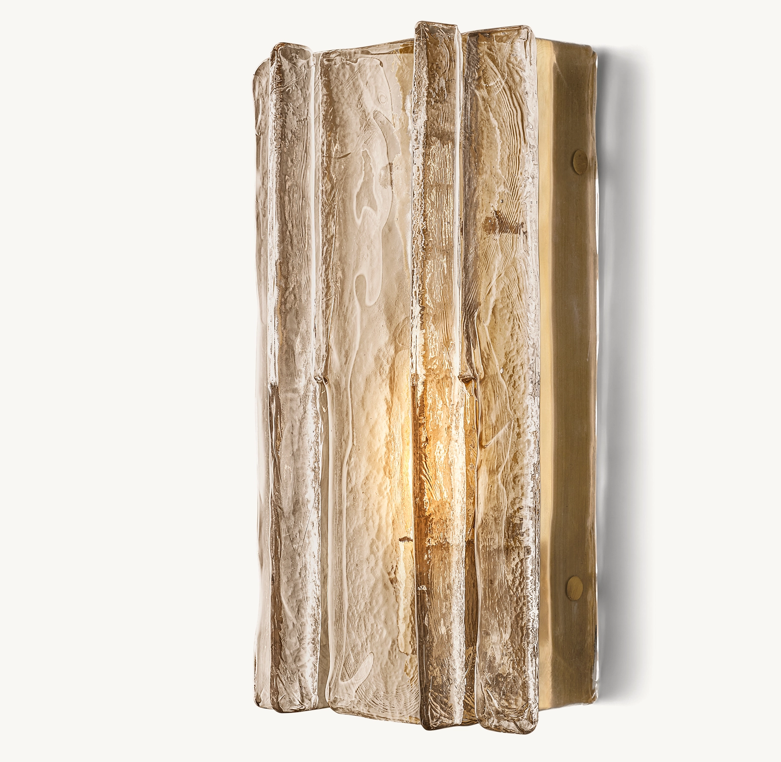 Lattice Smoke Glass Sconce 15" - King Lamps