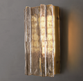 Lattice Smoke Glass Sconce 15