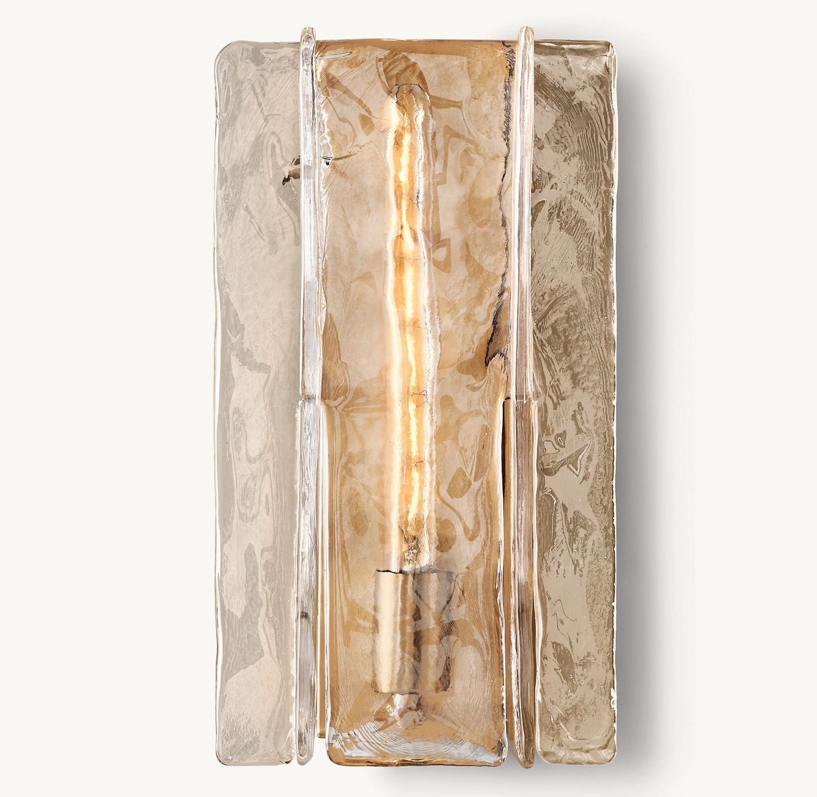 Lattice Smoke Glass Sconce 15" - King Lamps