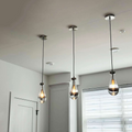 Rain Glass Pendant Rod - King Lamps