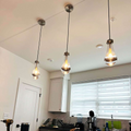 Rain Glass Pendant Rod - King Lamps