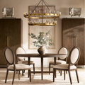 Camino Vintage Filament 2-Tier Round Chandelier 73‘’D - King Lamps