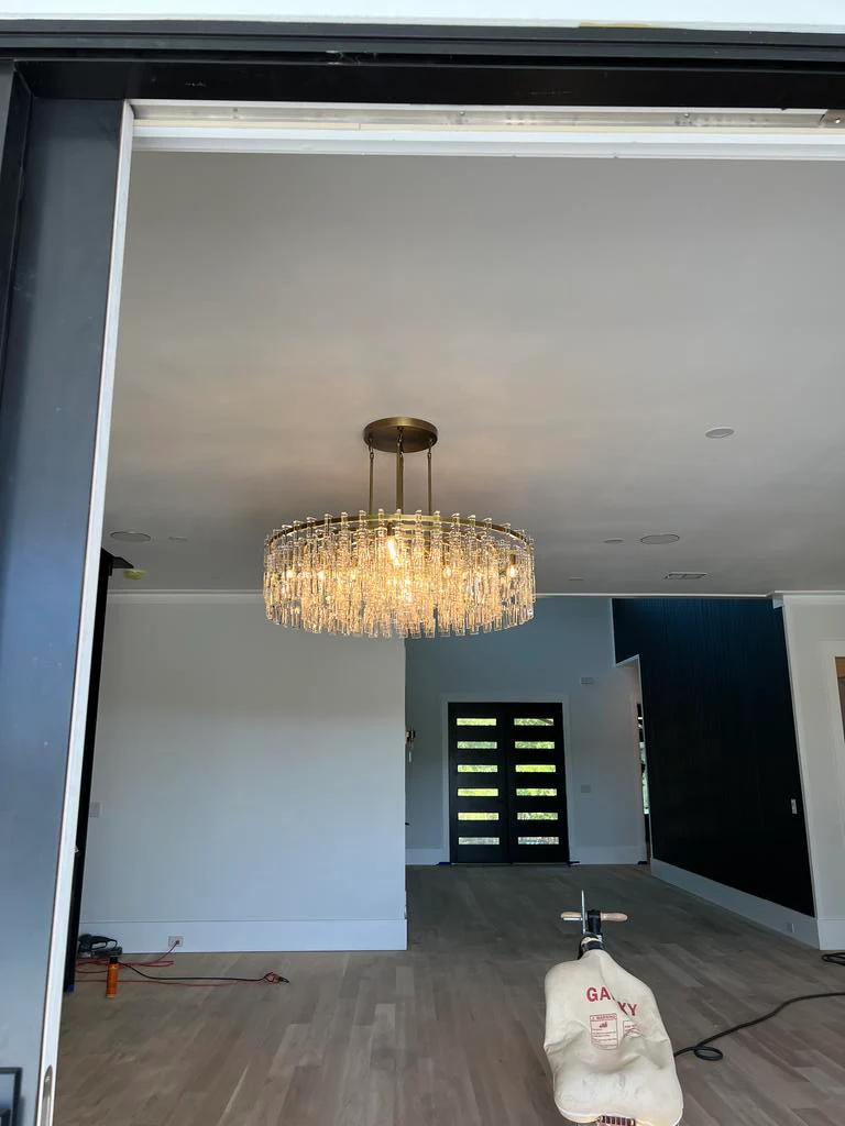 Marigan Crystal Round Chandelier 48" - King Lamps