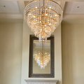 Marigan Crystal 3-Tier Round Chandelier 36