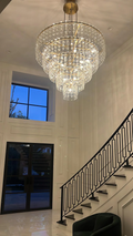 Marigan Crystal 3-Tier Round Chandelier 36