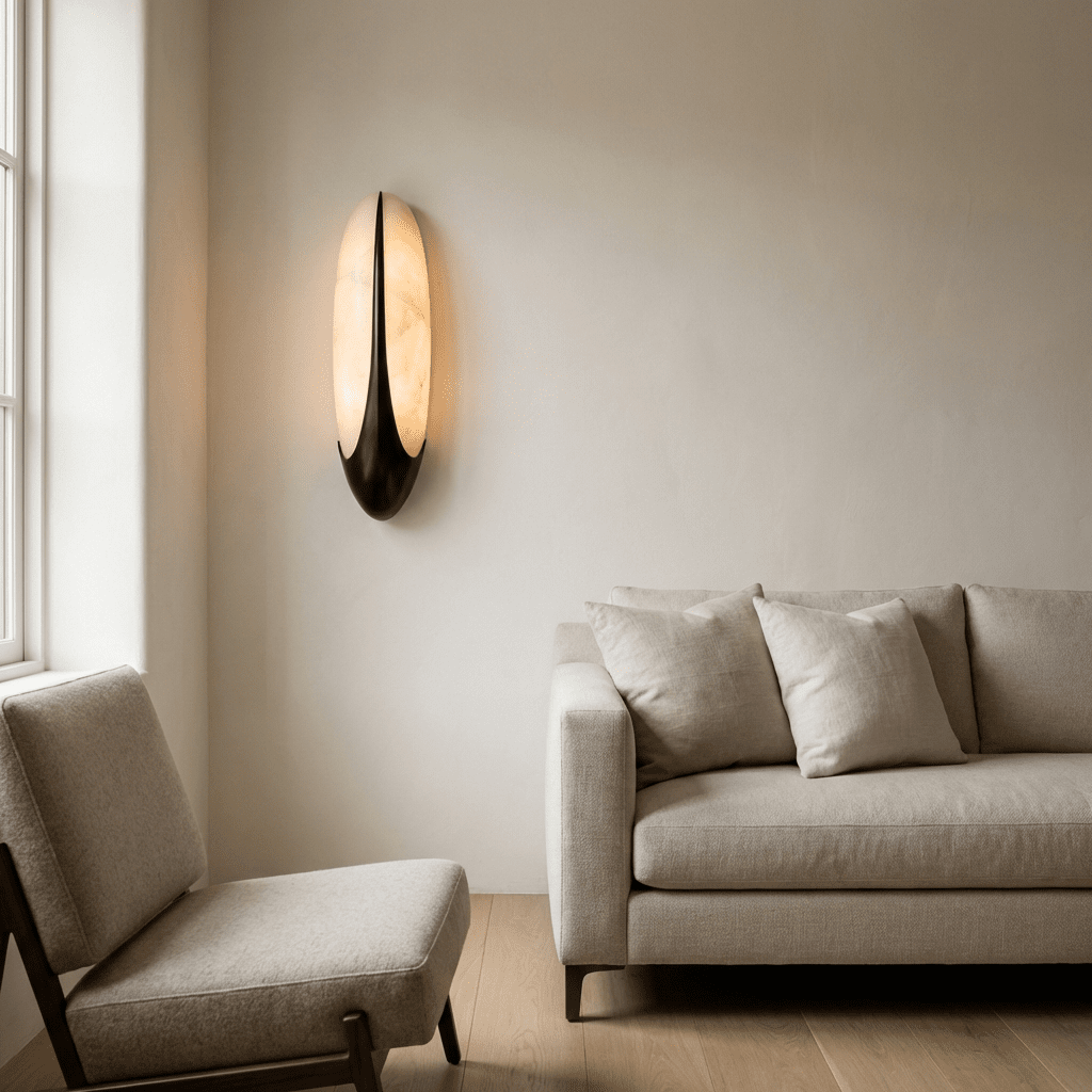 Elara Alabaster Wall Light
