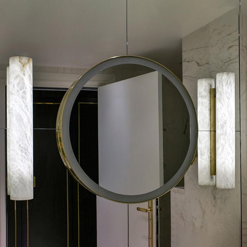 Grandeur Alabaster Linear Hallway Sconce - King Lamps