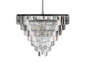 Leyland Tiered Round Crystal Chandelier - King Lamps