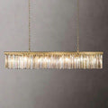 Rhys Crystal Art Deco Single Rectangular Chandelier 49