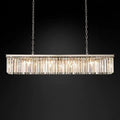 Rhys Crystal Art Deco Single Rectangular Chandelier 49