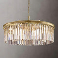 Rhys Crystal Art Deco Single Round Chandelier 32