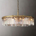 Rhys Crystal Art Deco Single Round Chandelier 32
