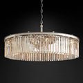 Rhys Crystal Art Deco Single Round Chandelier 32