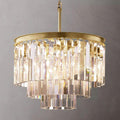 1920S Odeon Crystal Round Chandelier 20