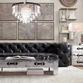 1920S Odeon Crystal Round Chandelier 32
